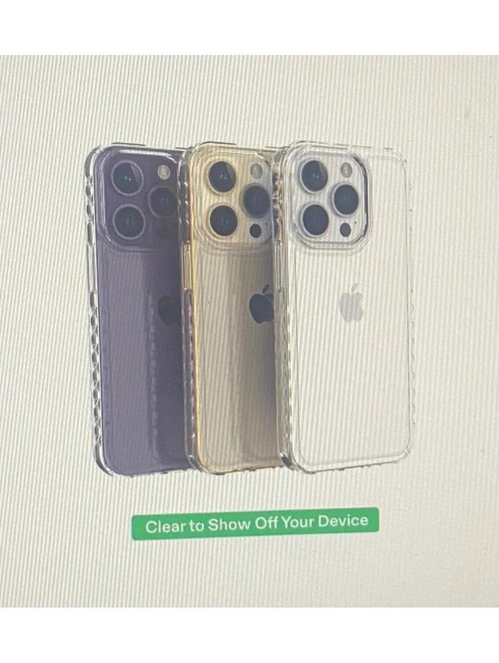 Onn Protective Gel Case for iPhone 14 Pro Max Clear